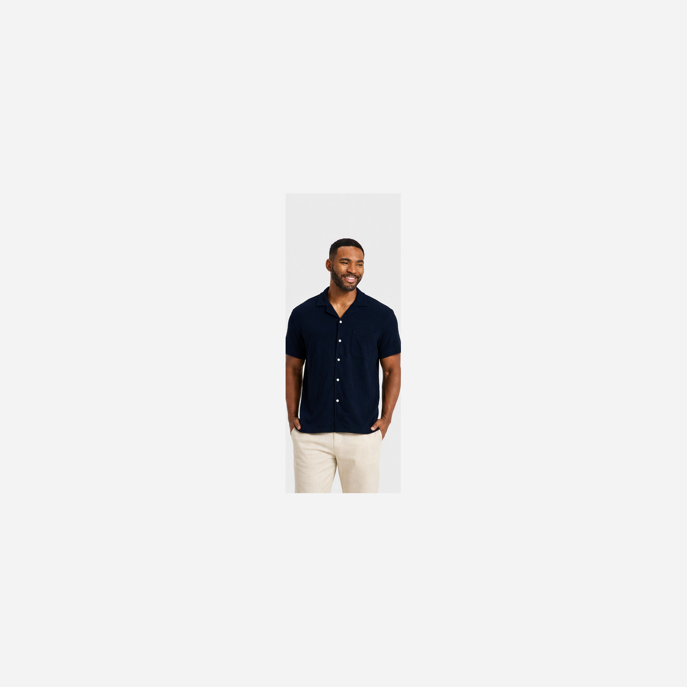 Men's Short Sleeve Knit Camp Shirts
