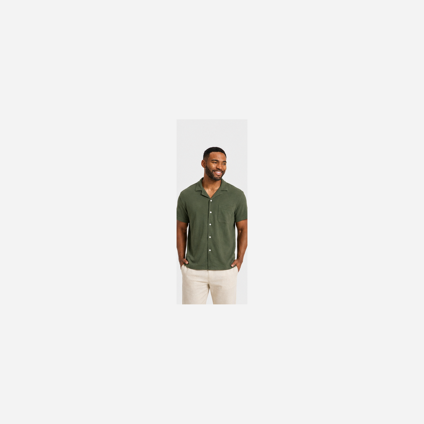 Men's Short Sleeve Knit Camp Shirts