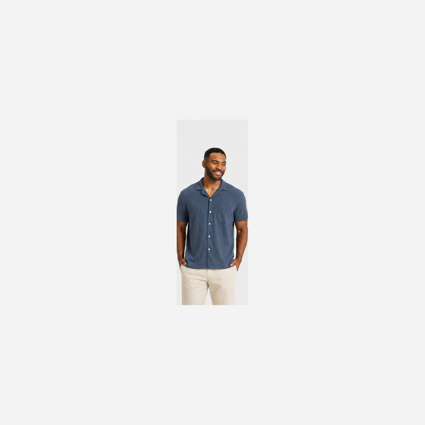 Men's Short Sleeve Knit Camp Shirts