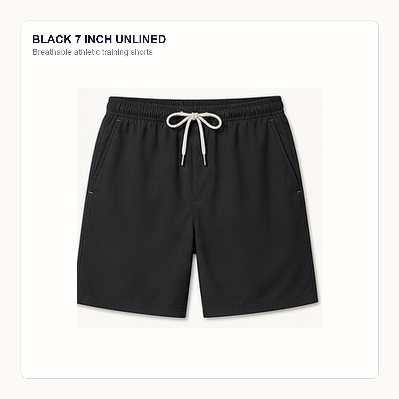 Men's Breathable Athletic Training Shorts