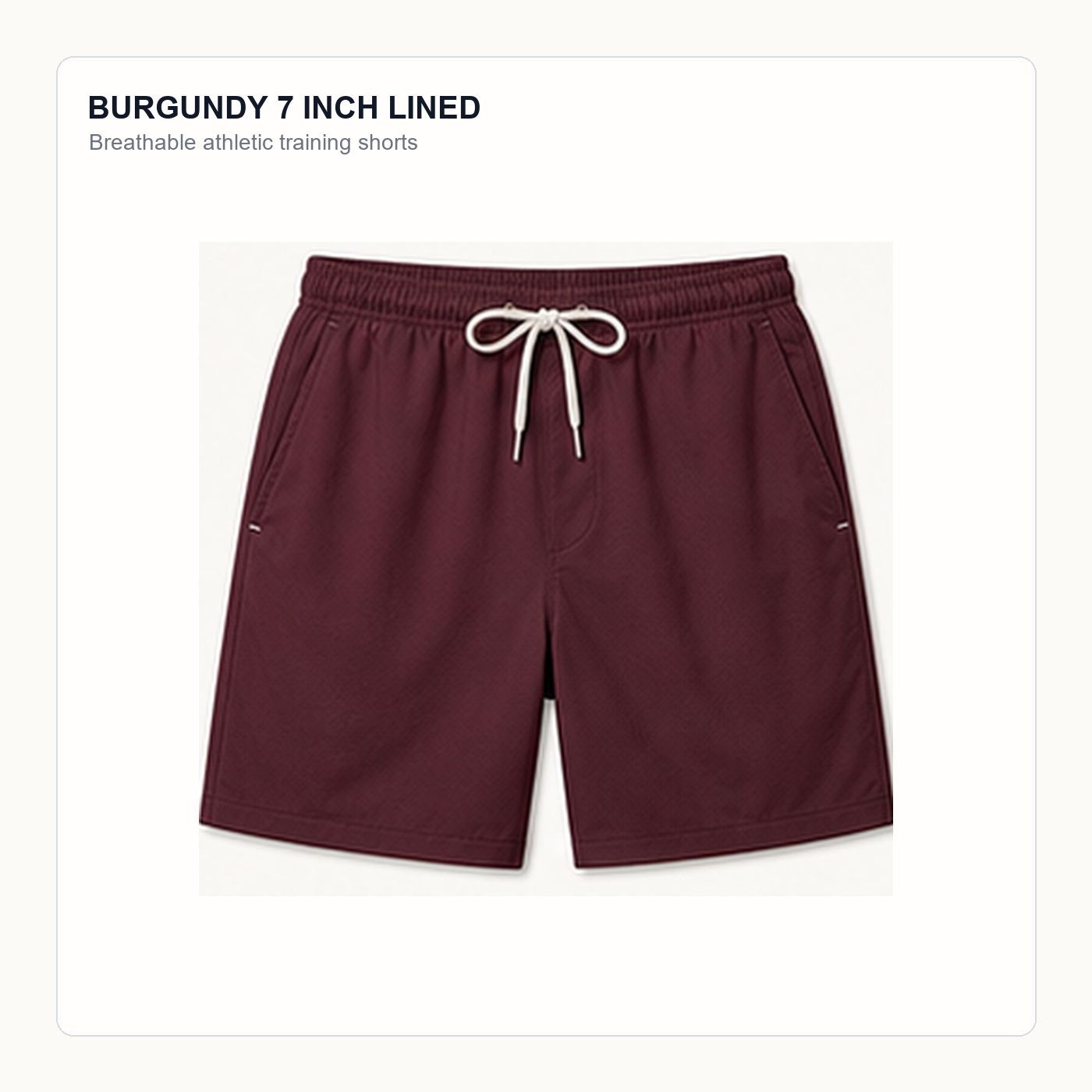 Men's Breathable Athletic Training Shorts