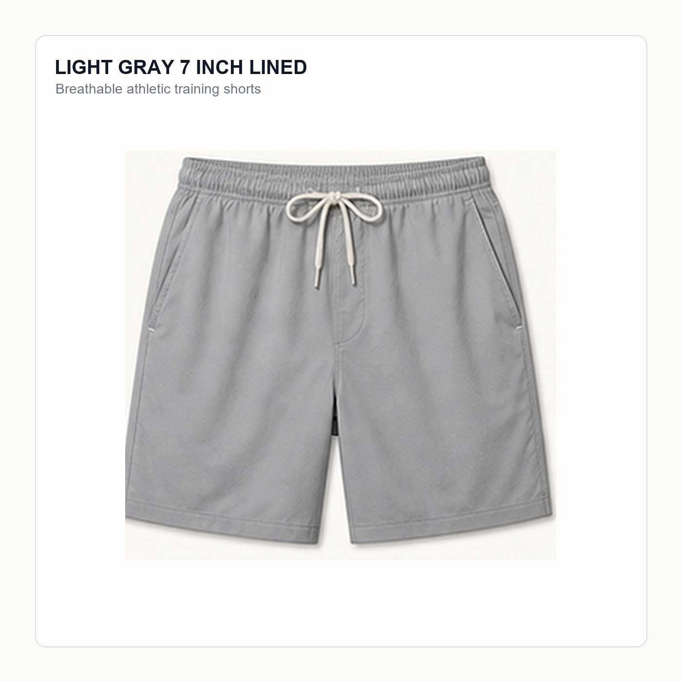 Men's Breathable Athletic Training Shorts