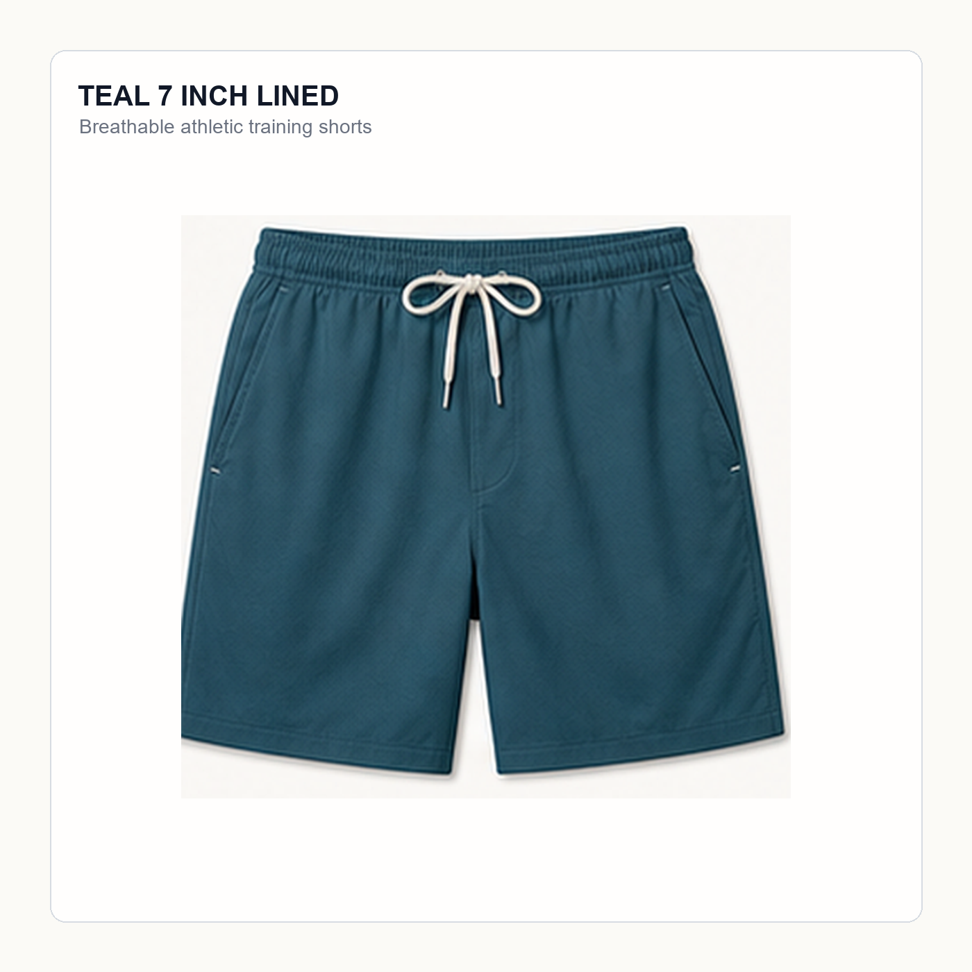 Men's Breathable Athletic Training Shorts