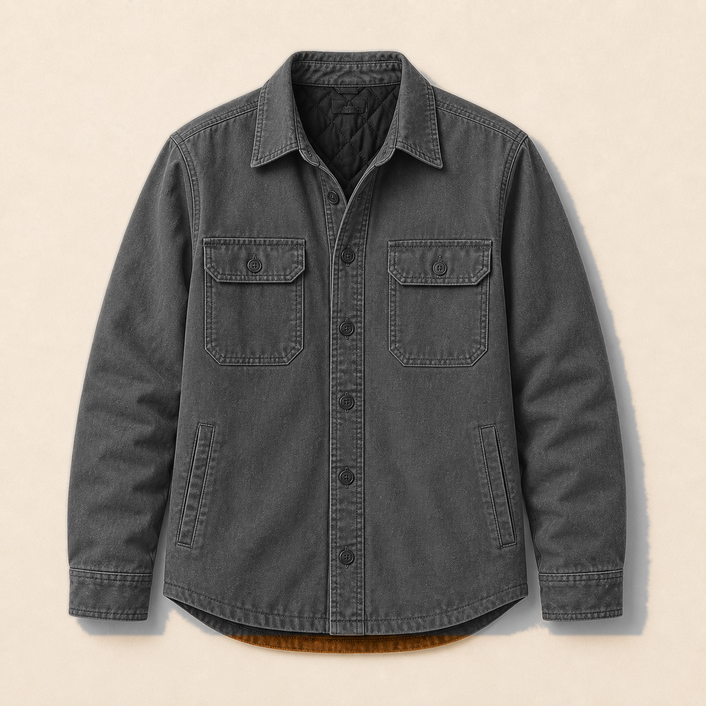 Men's Rugged Warm Shirt Jacket 8-Pack
