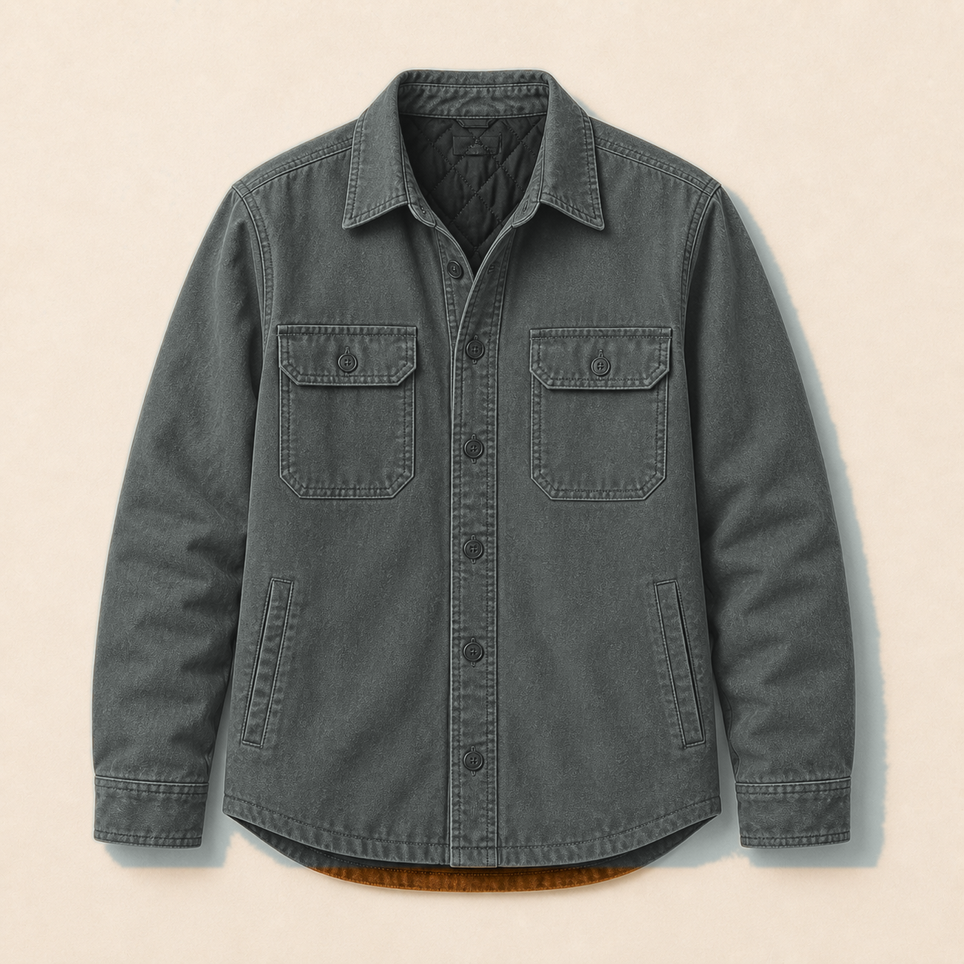 Men's Rugged Warm Shirt Jacket 8-Pack