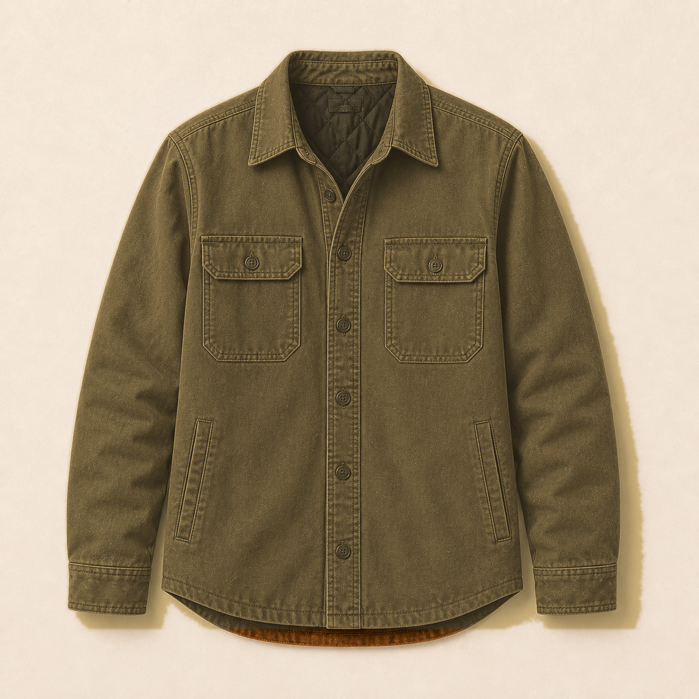 Men's Rugged Warm Shirt Jacket 8-Pack