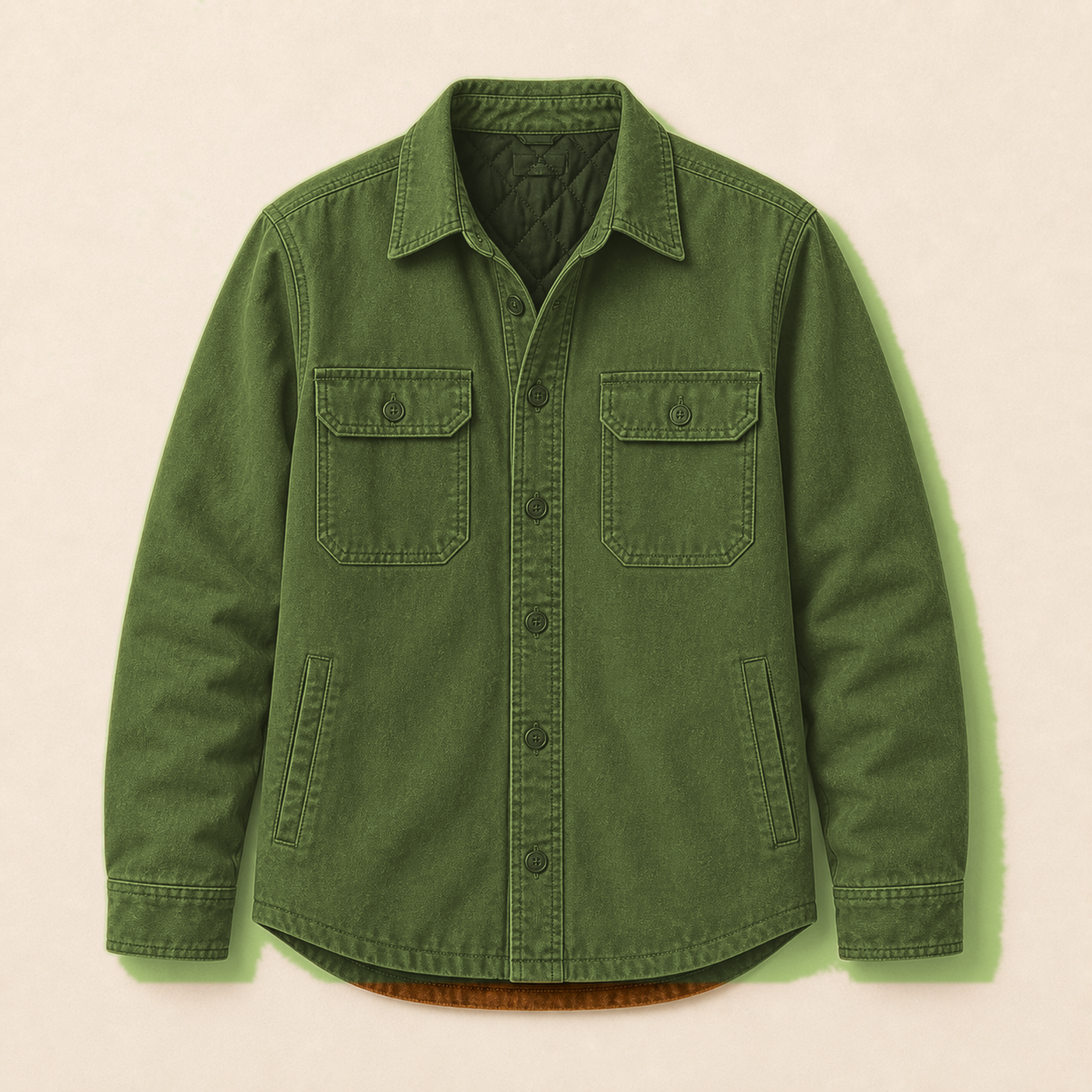 Men's Rugged Warm Shirt Jacket 8-Pack