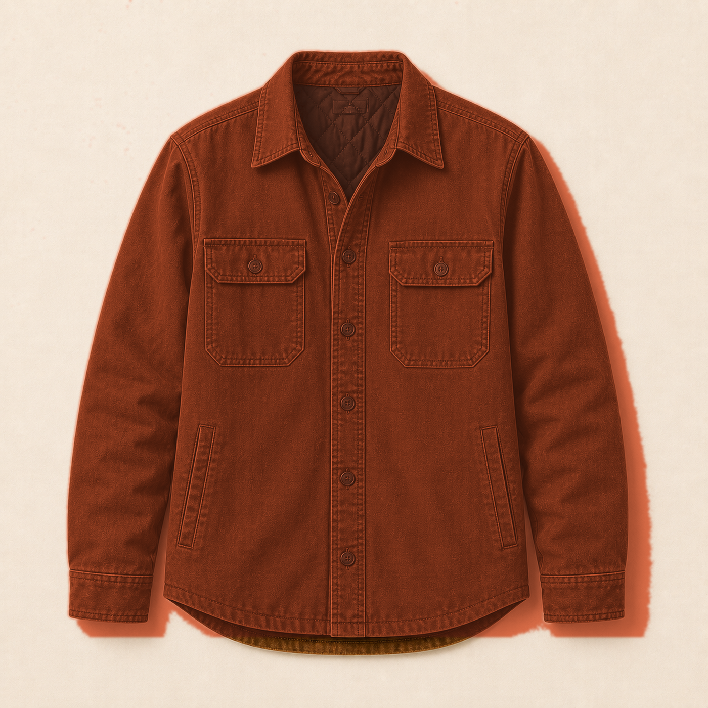 Men's Rugged Warm Shirt Jacket 8-Pack