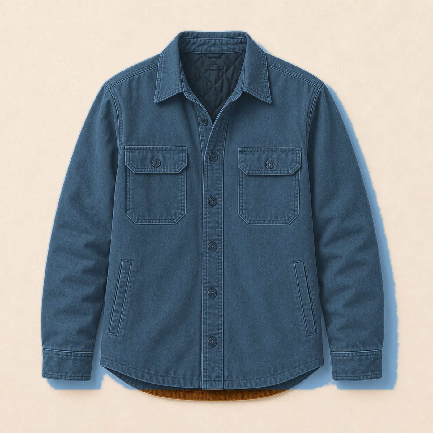 Men's Rugged Warm Shirt Jacket 8-Pack