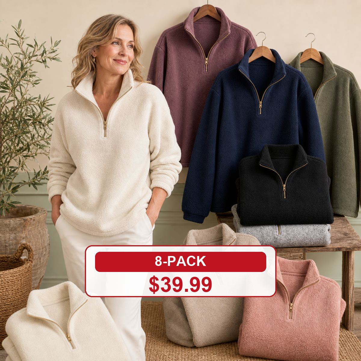 Women's Supersoft Fleece Half-Zip Pullovers