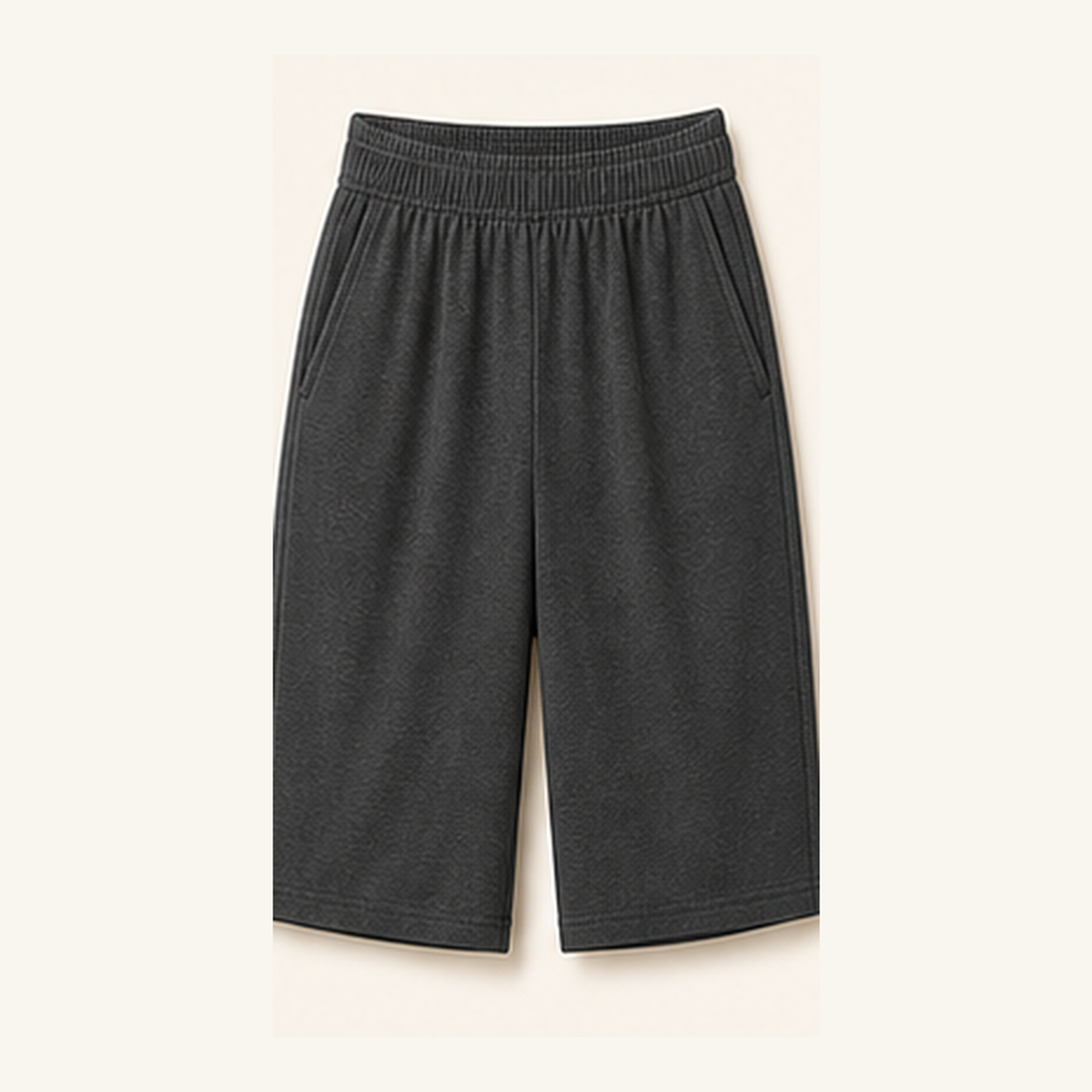 Women's Soft Knit Elastic Waist Bermuda Shorts