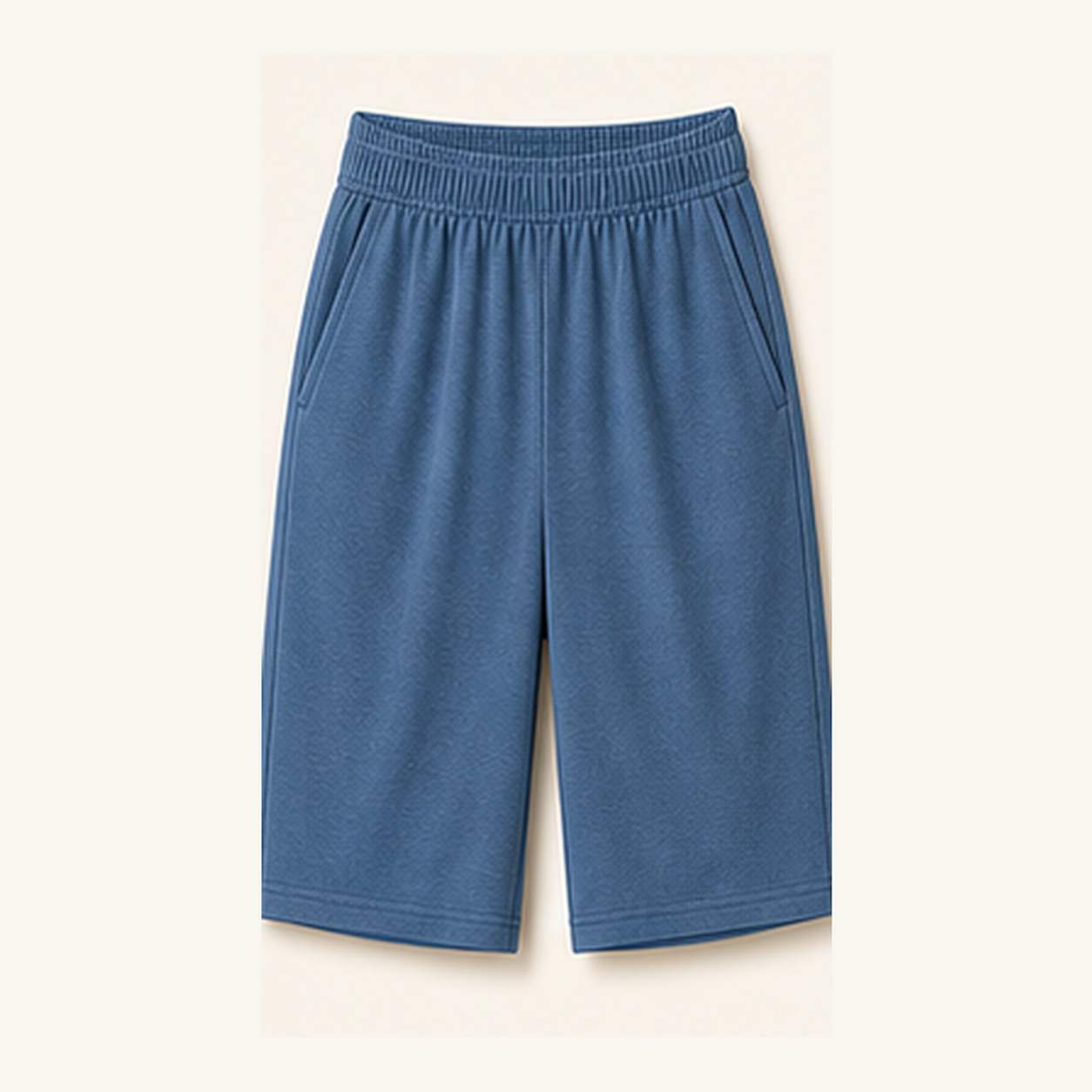 Women's Soft Knit Elastic Waist Bermuda Shorts