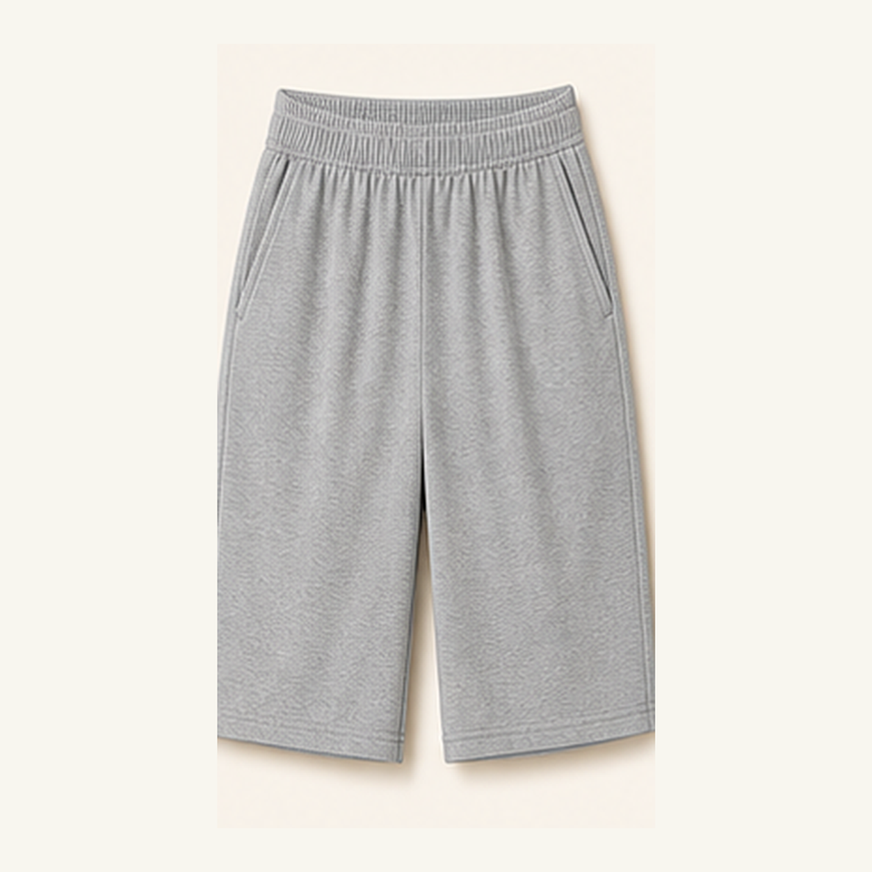Women's Soft Knit Elastic Waist Bermuda Shorts