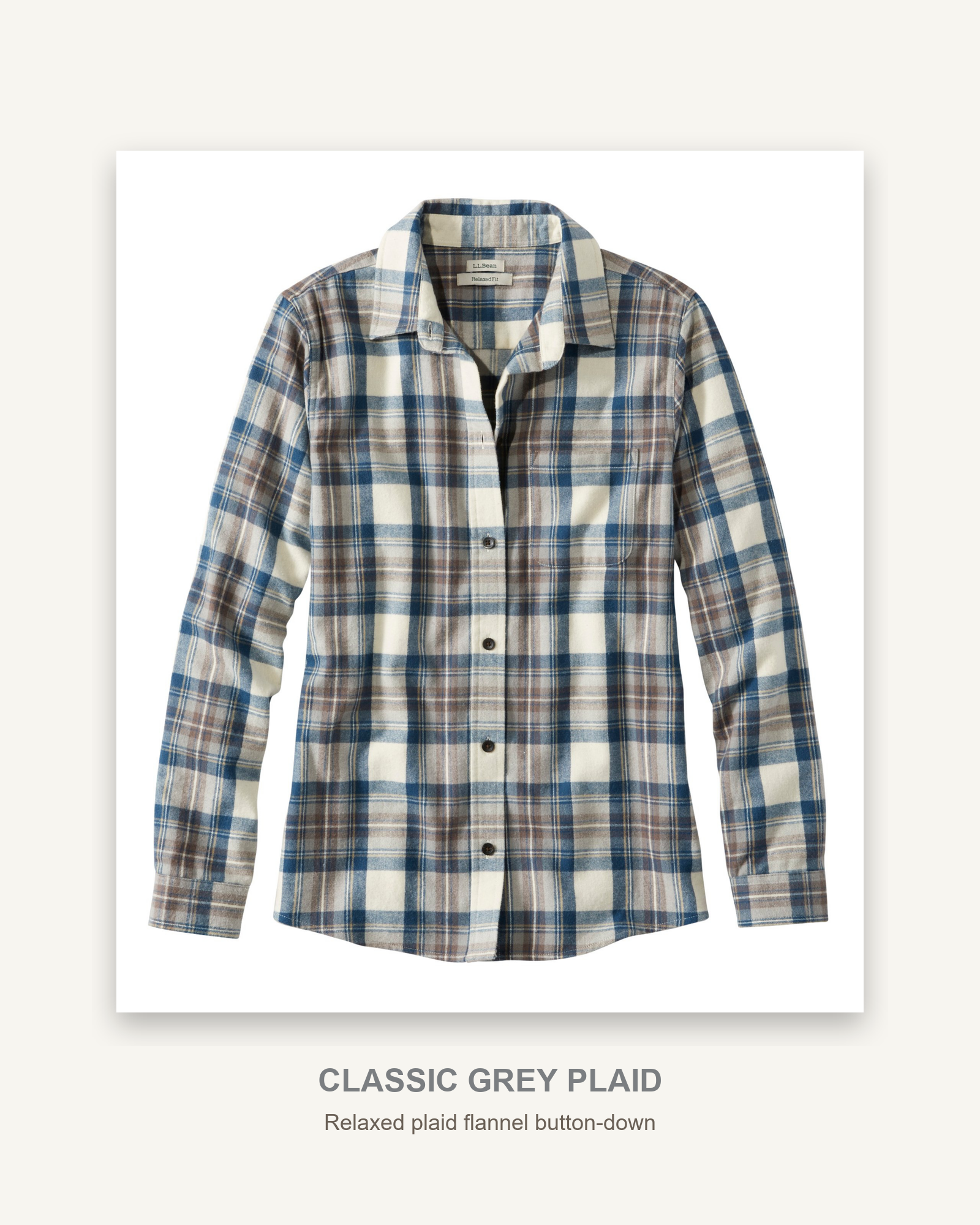 Women's Relaxed Plaid Flannel Button-Down Shirts