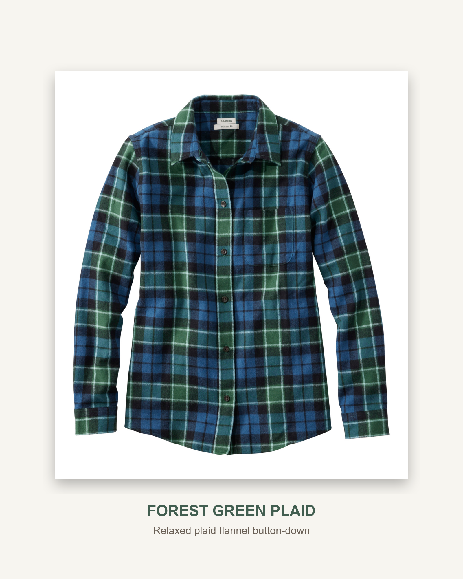 Women's Relaxed Plaid Flannel Button-Down Shirts