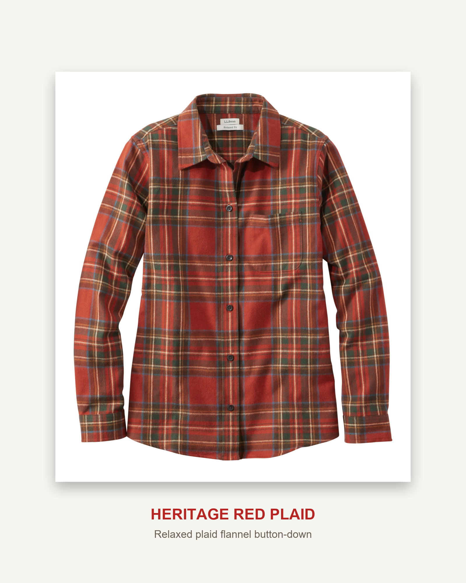 Women's Relaxed Plaid Flannel Button-Down Shirts