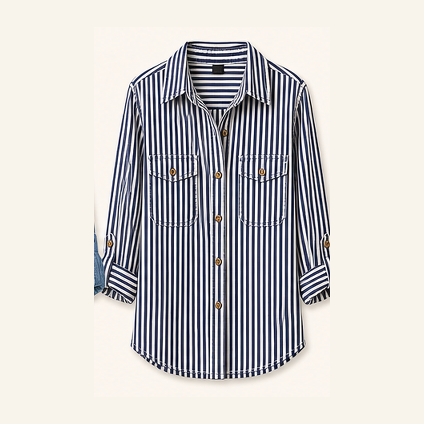 Women's Cotton Utility Button-Up Shirts
