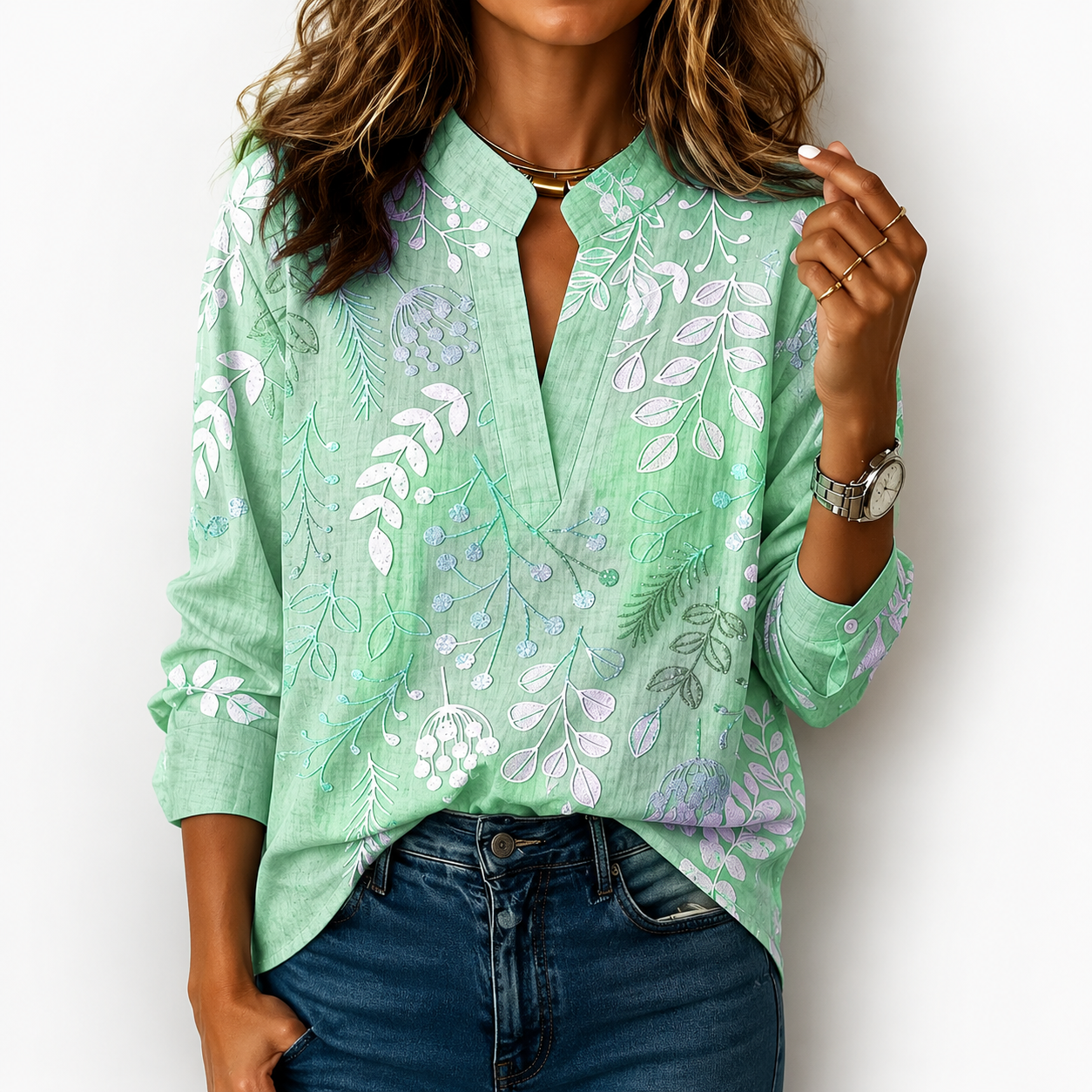 Brielle - Soft-Touch Blouse
