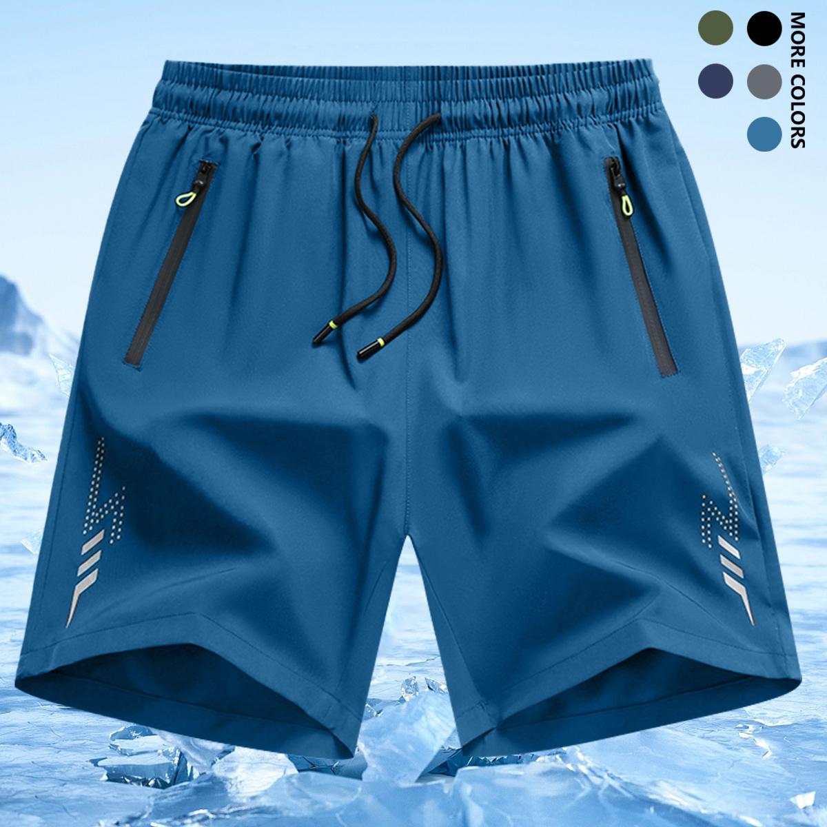 Men's 3pcs Lightweight Casual Comfy Shorts - Soft Elastic Breathable Fabric, Adjustable Drawstring Elastic Waist, Side Pockets, Regular Fit - Gym Clothing for Running, Outdoor Sports - Mensfashion Athletic Workout Gear,summervibes