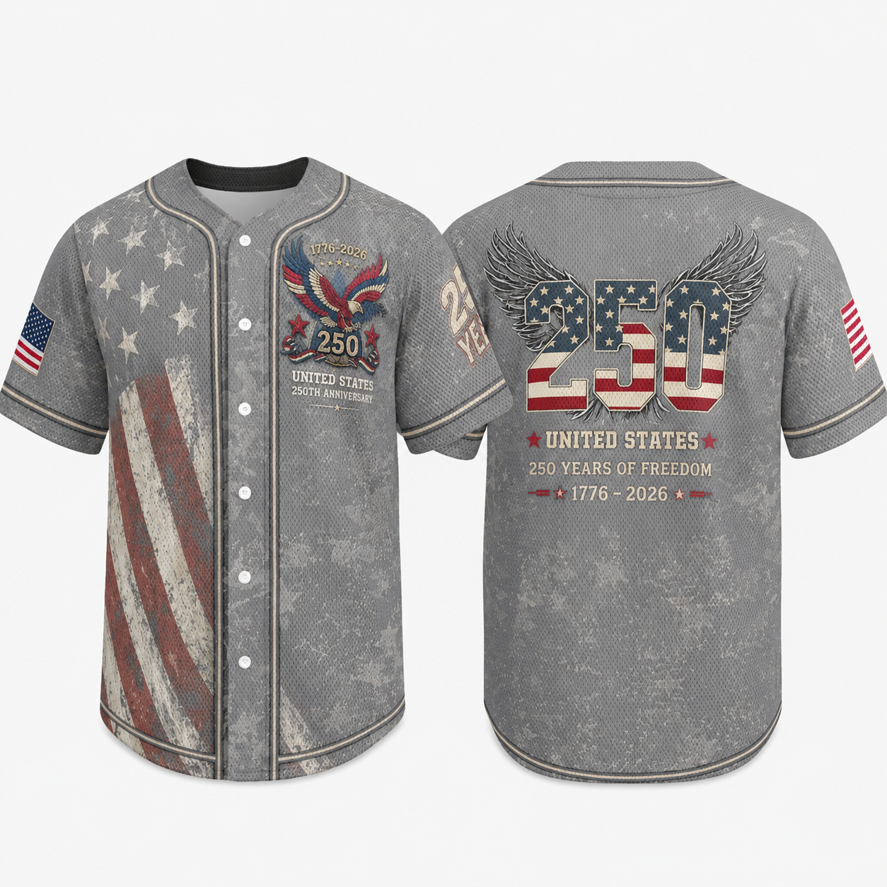 USA 250th Anniversary Baseball Jersey-women's