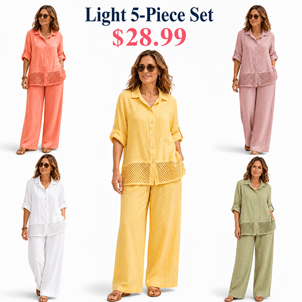 Celina Crochet Linen Shirt Pistachio