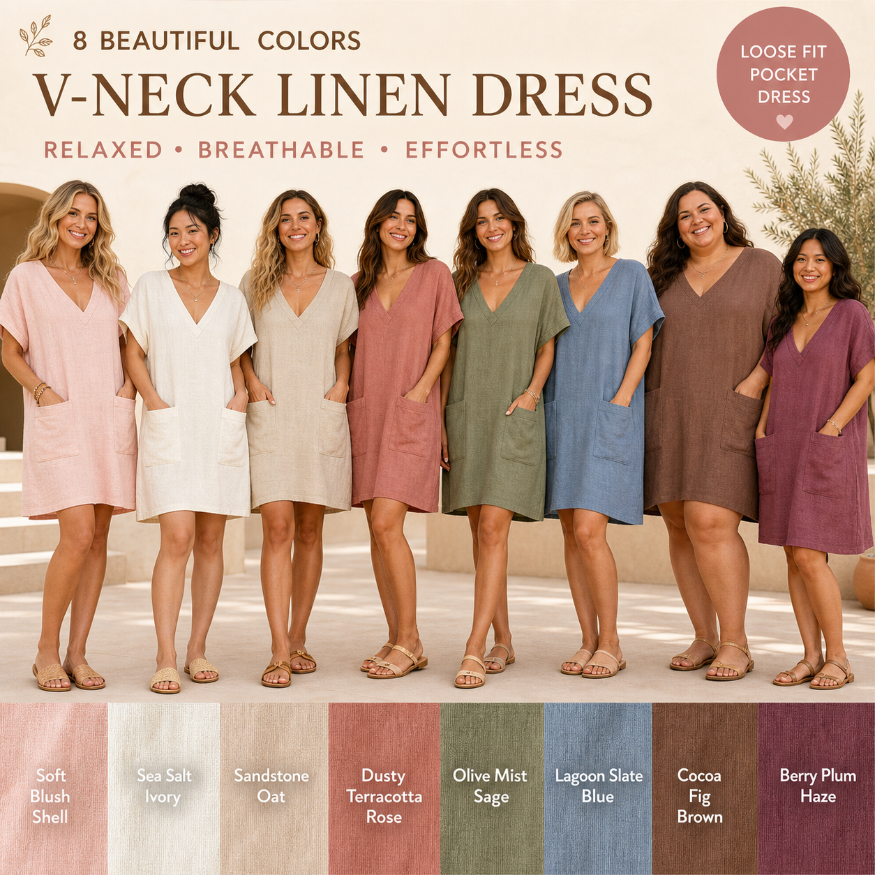 Group photo showing fit across body types