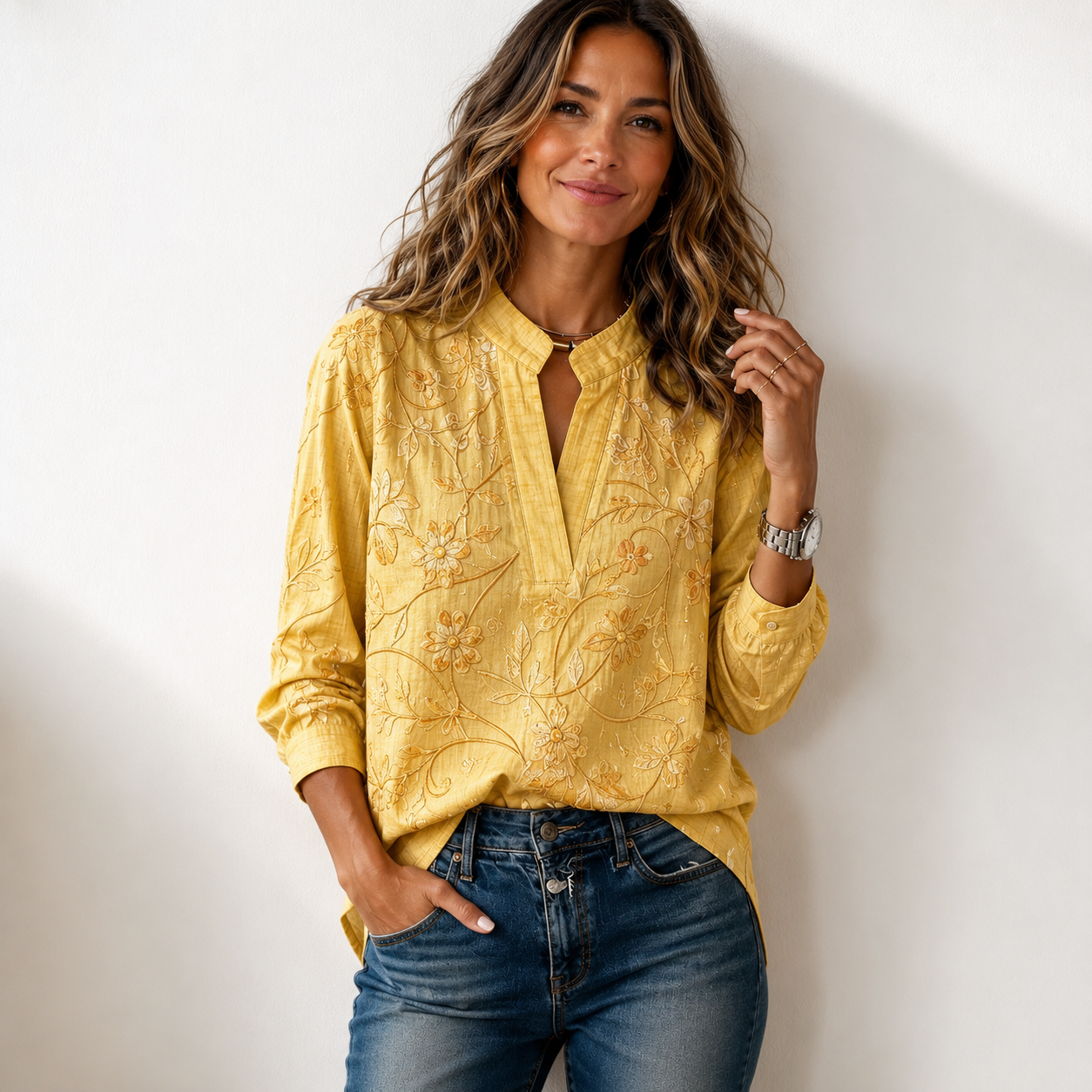 Brielle - Soft-Touch Blouse
