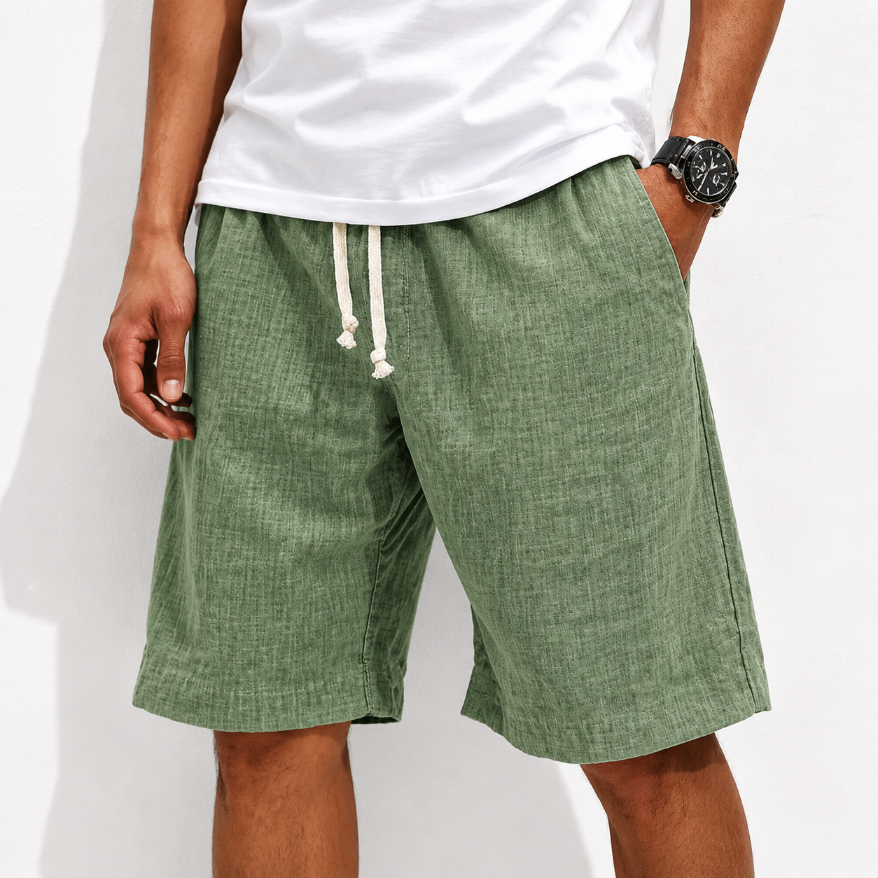 Men Can’t Get Enough of These Cozy Linen Shorts