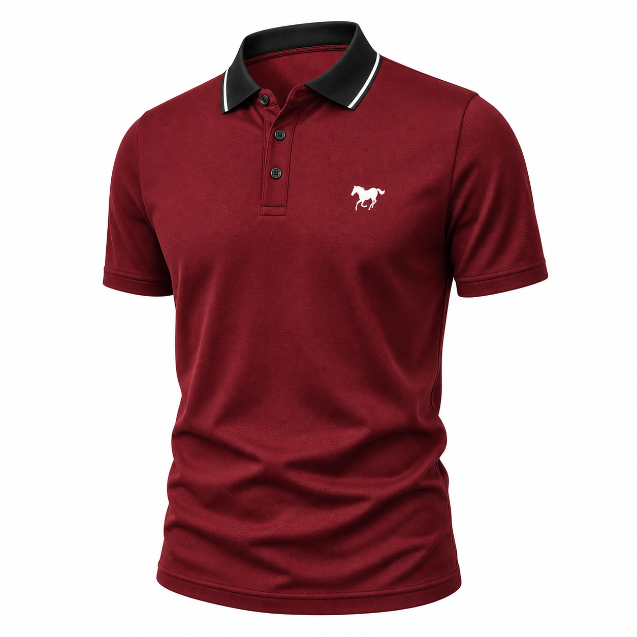 🔥CLEARANCE SALE🔥 Contrast Collar Polo Shirt
