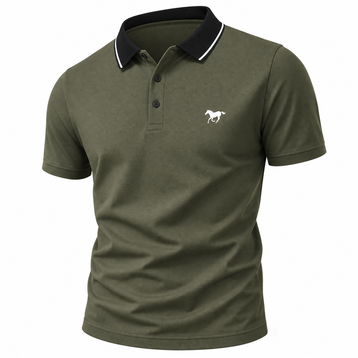 🔥CLEARANCE SALE🔥 Contrast Collar Polo Shirt