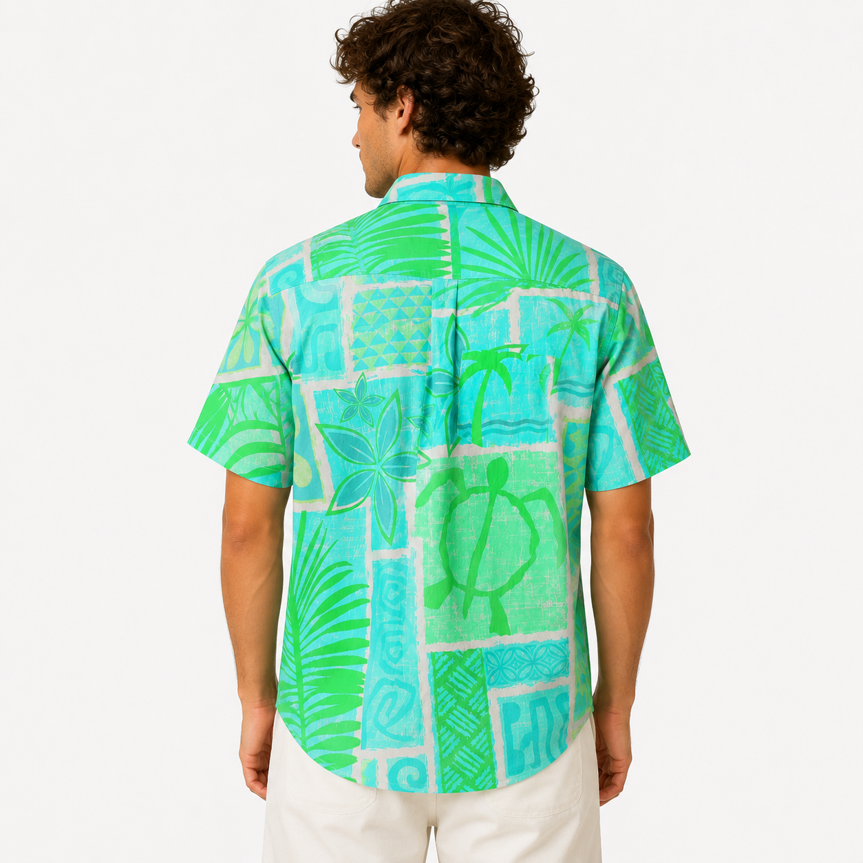Limited Deal 8-Pack Men's Tropical Resort Button Front Vacation Shirts