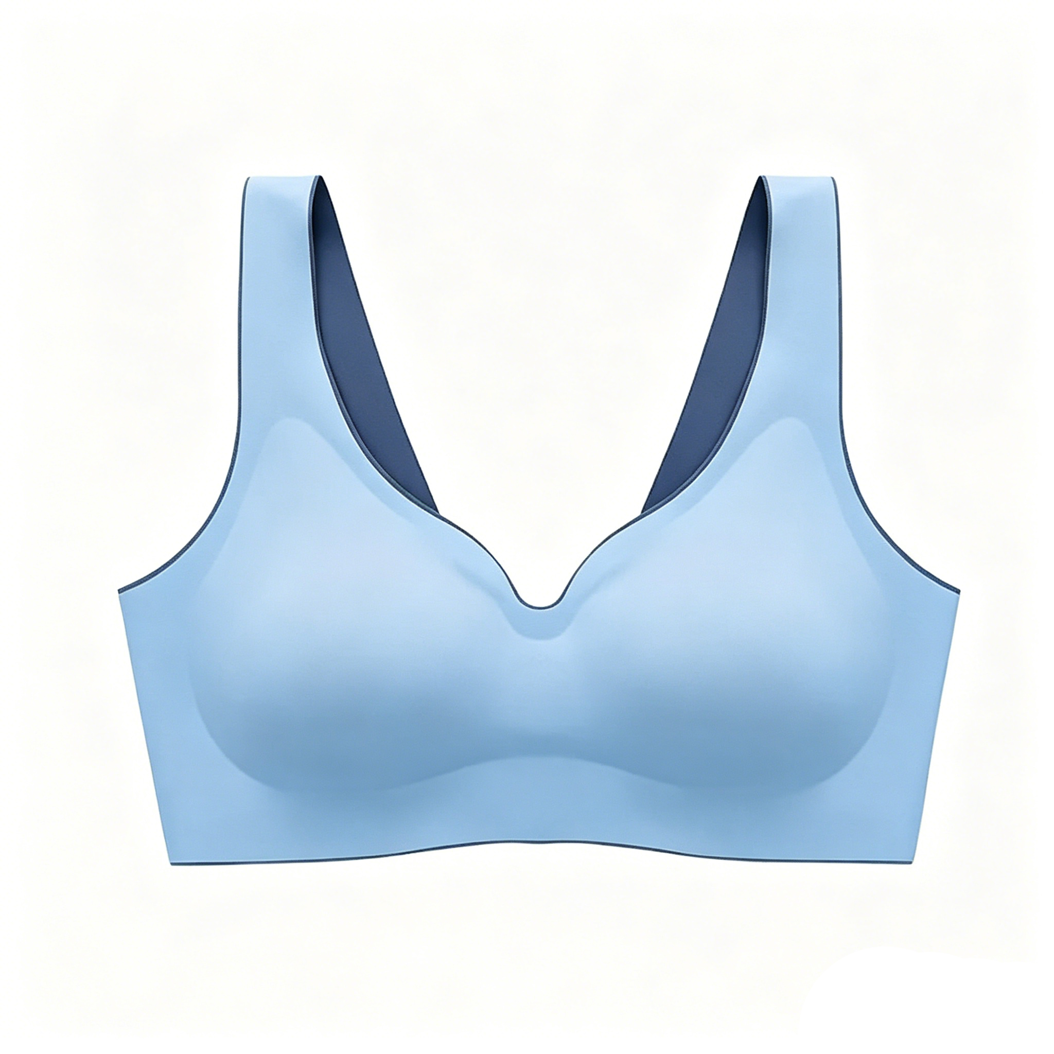Women's Seamless Wireless Comfort Bra – Full Support, No Underwire, Everyday Lift