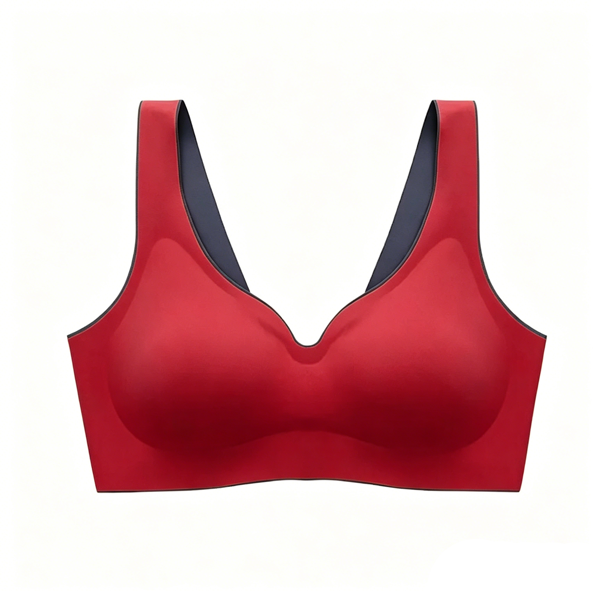 Women's Seamless Wireless Comfort Bra – Full Support, No Underwire, Everyday Lift