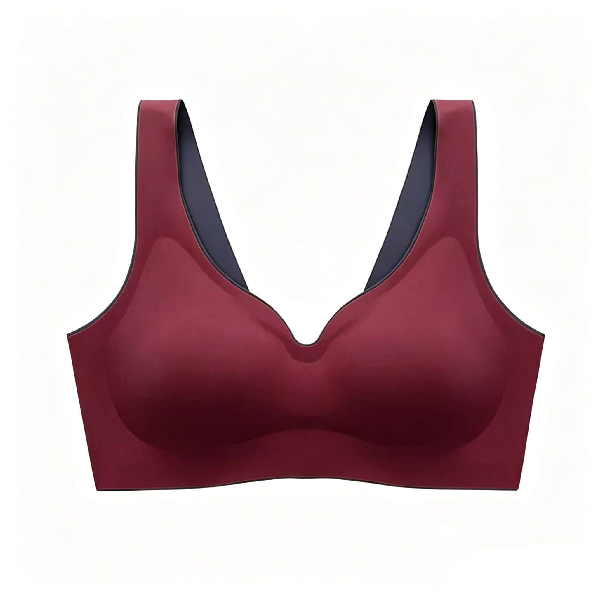 Women's Seamless Wireless Comfort Bra – Full Support, No Underwire, Everyday Lift