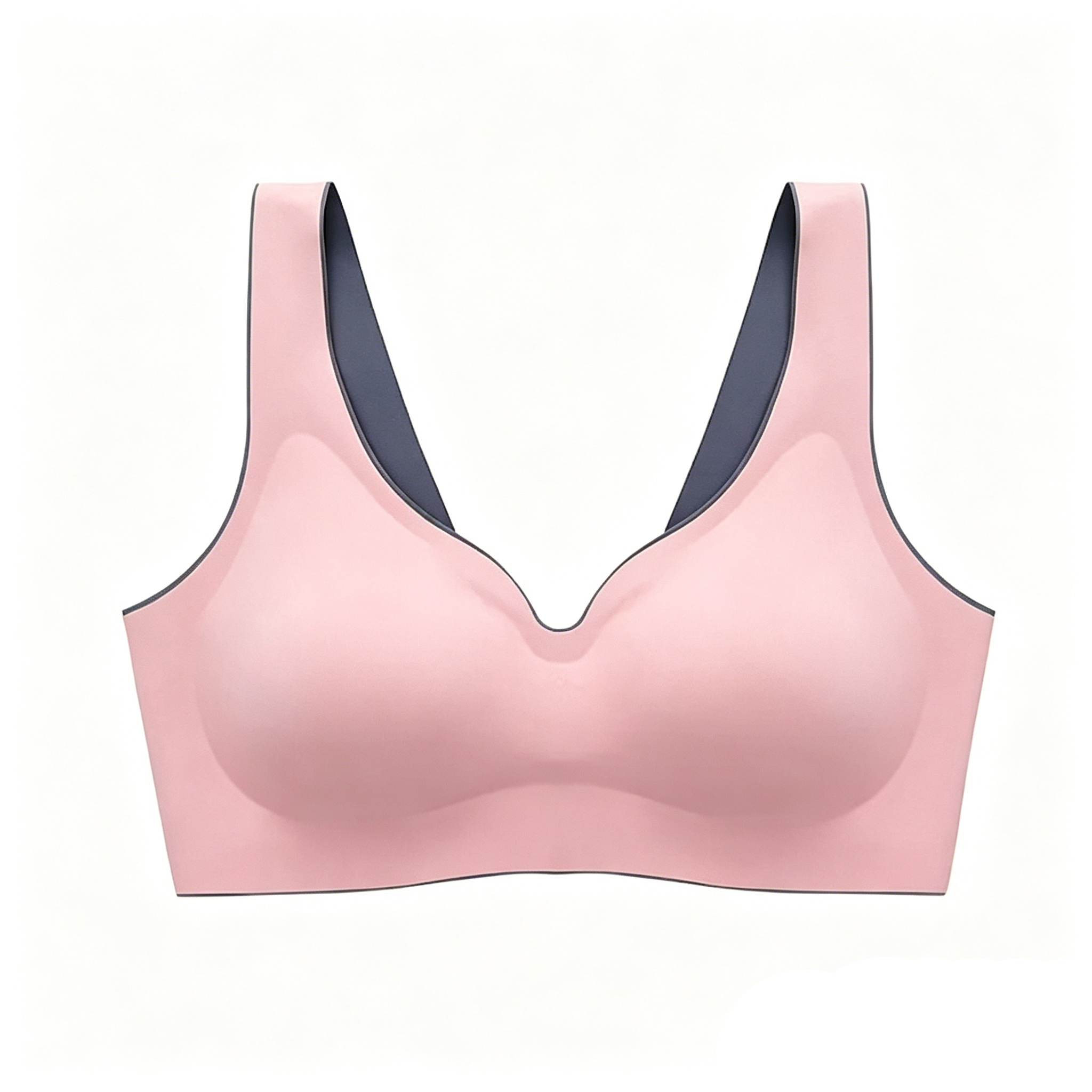 Women's Seamless Wireless Comfort Bra – Full Support, No Underwire, Everyday Lift