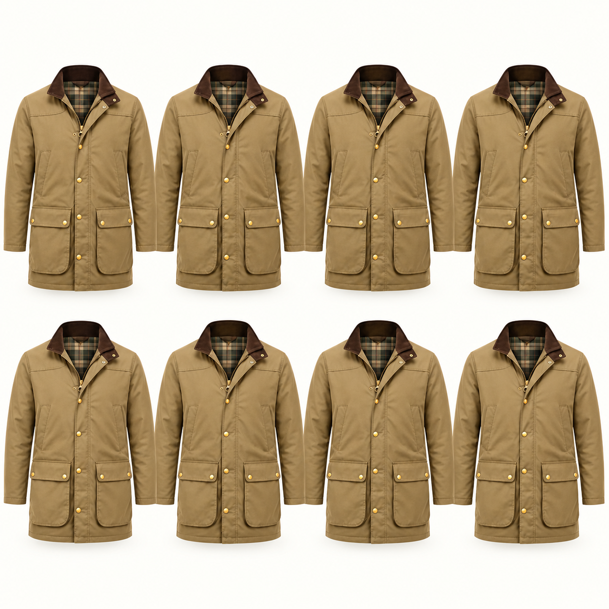 🔥Men's Waxed Cotton Field Jacket - Men's Waterproof Ripstop Jacket