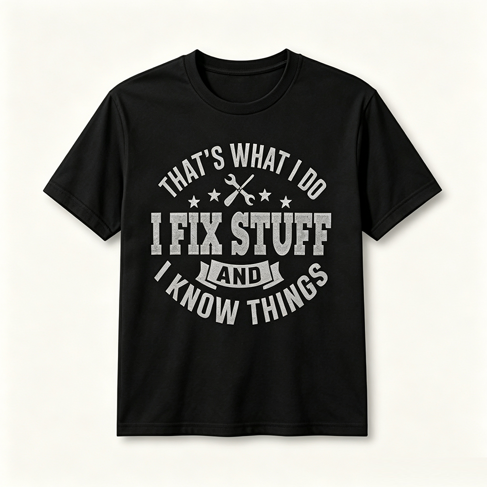 ⏰Store Closing Clearance⚡20-Pack only $36⚡Men's I Fix Stuff Graphic Tee
