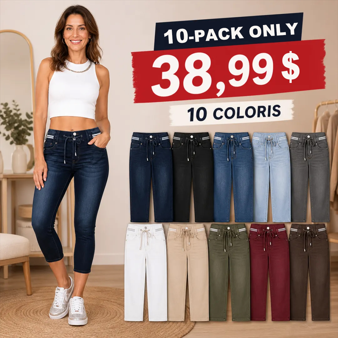 ⏰Clearance Sale⚡10-Pack Only ＄38.99⚡Lightweight Women’s Cargo Pants with Elastic Ankles