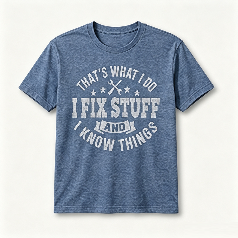 ⏰Store Closing Clearance⚡20-Pack only $36⚡Men's I Fix Stuff Graphic Tee