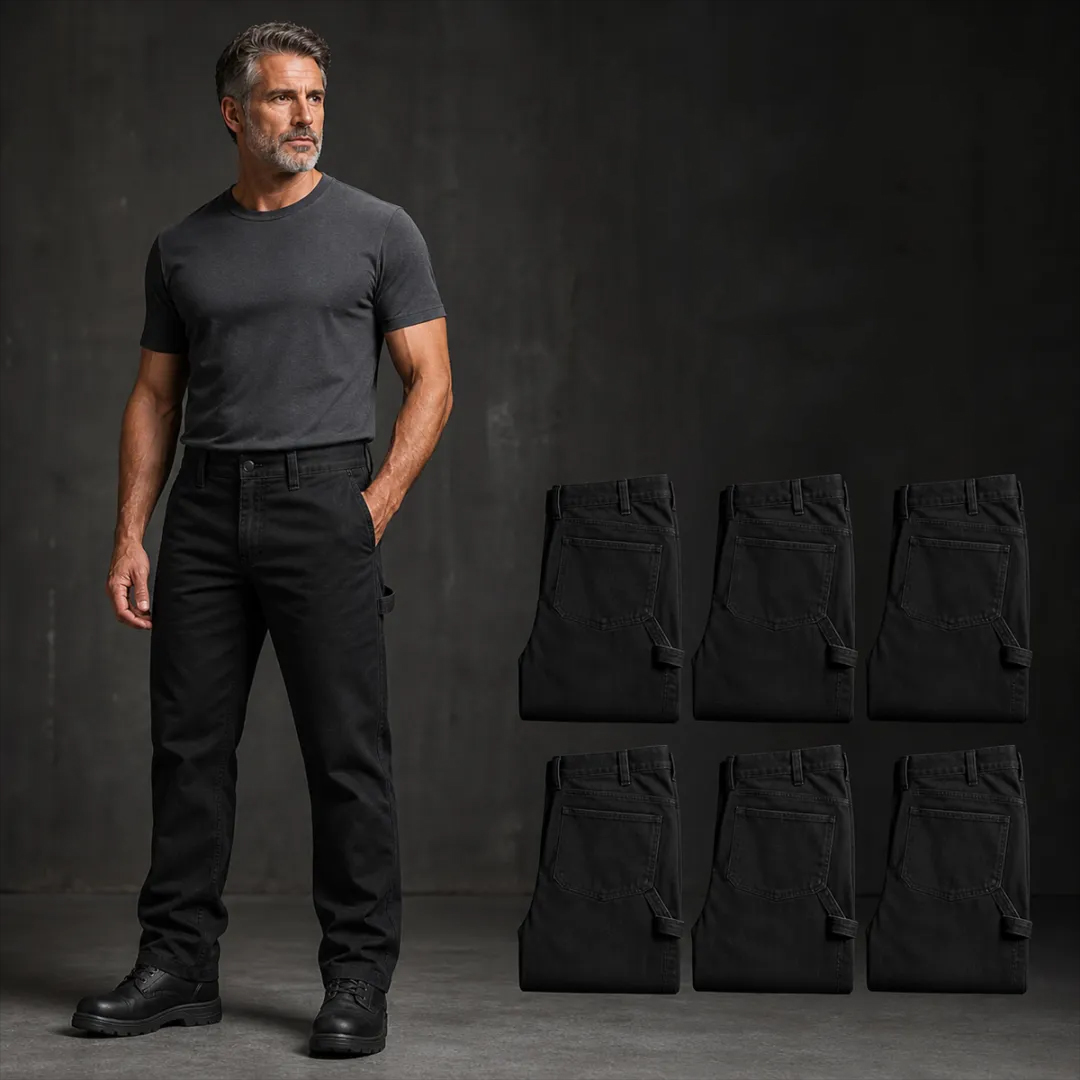⏰Clearance Sale⚡14-Pack Only $38.99⚡Men's Straight-Leg Work Pants