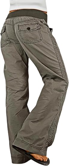 Straight Leg Drawstring Pants for Women