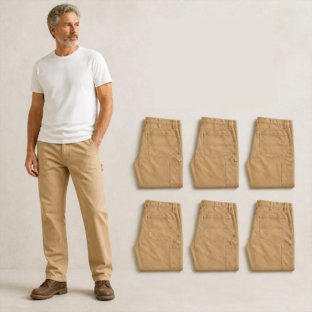 ⏰Clearance Sale⚡14-Pack Only $38.99⚡Men's Straight-Leg Work Pants