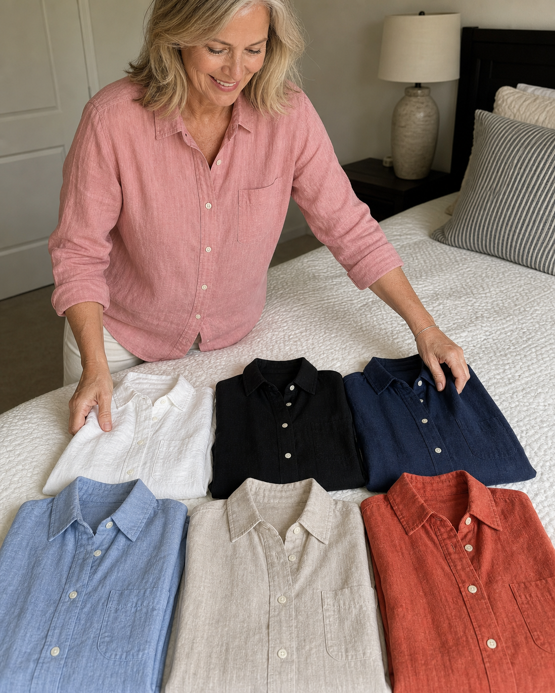 Everyday styling inspiration for ⏰Clearance Sale⚡12-Pack for $39.99⚡Women's Lightweight Breathable Linen Shirt