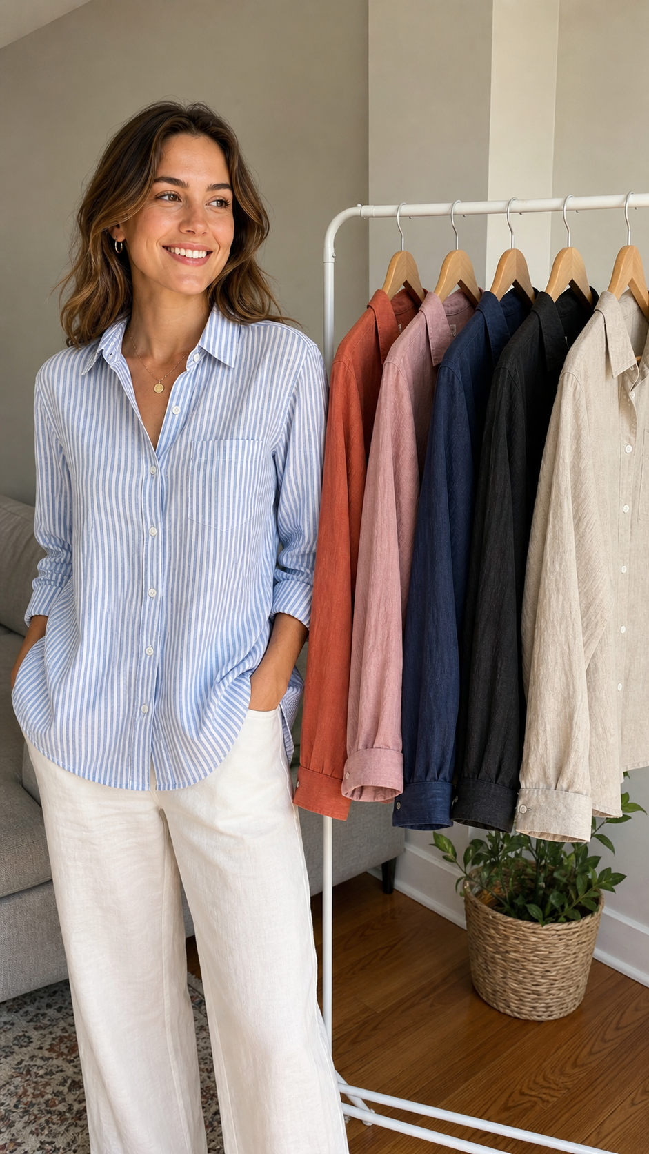 Everyday styling inspiration for ⏰Clearance Sale⚡12-Pack for $39.99⚡Women's Lightweight Breathable Linen Shirt
