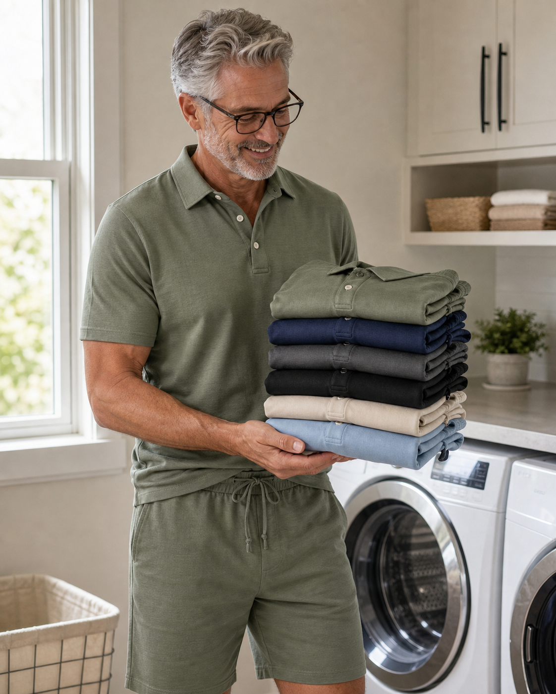 Everyday styling inspiration for ⏰Clearance Sale⚡12-Pack Only $38.97⚡Men's Relaxed Polo Shirt and Shorts Set