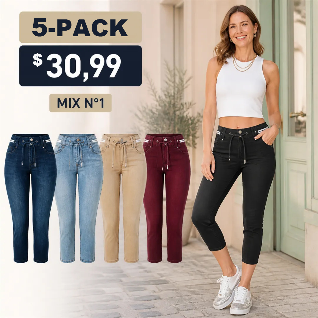⏰Clearance Sale⚡10-Pack Only ＄38.99⚡Lightweight Women’s Cargo Pants with Elastic Ankles