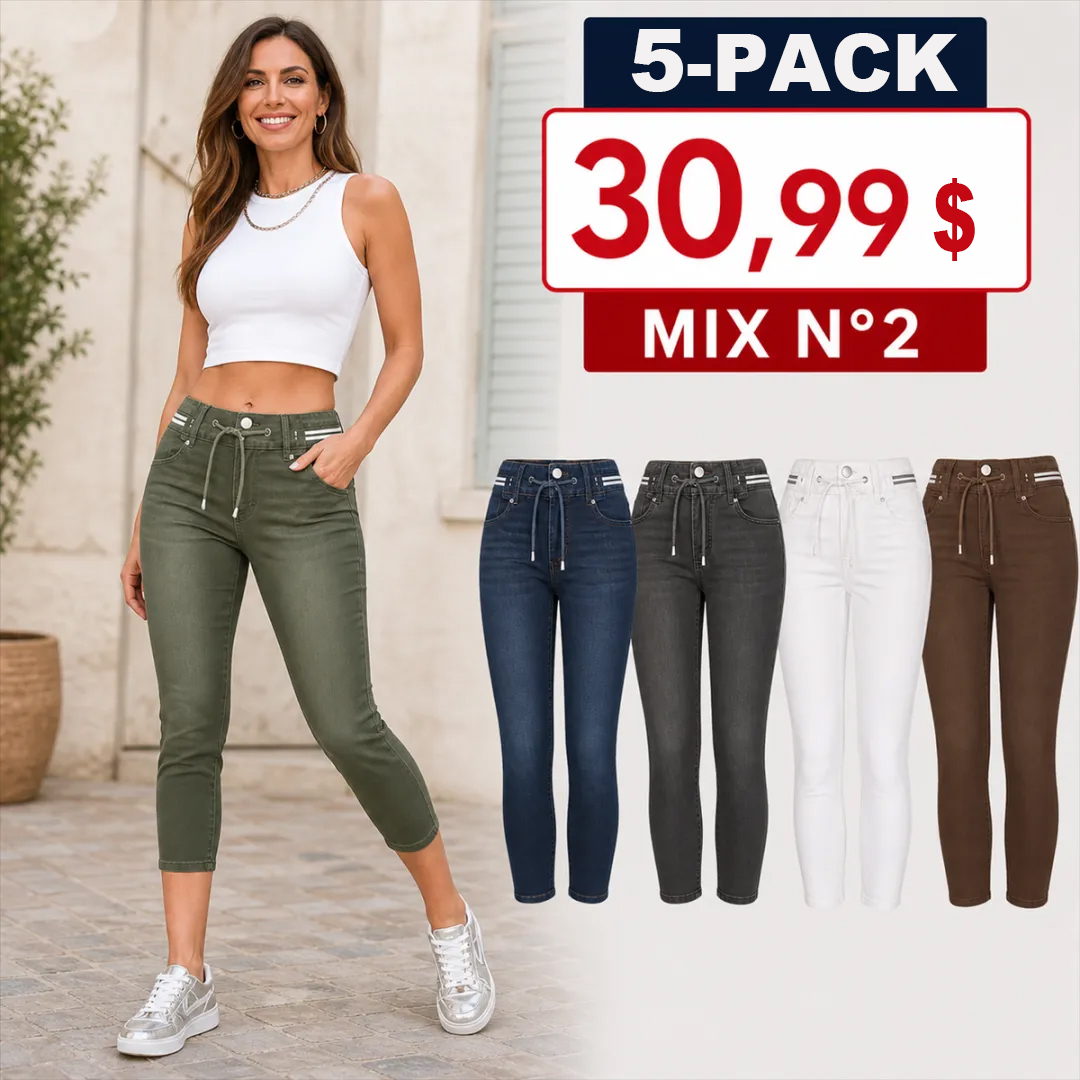 ⏰Clearance Sale⚡10-Pack Only ＄38.99⚡Lightweight Women’s Cargo Pants with Elastic Ankles