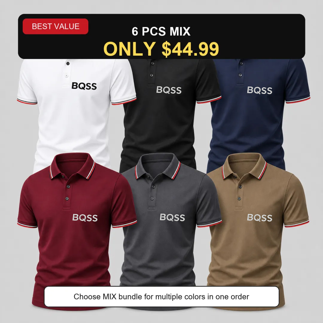 🔥CLEARANCE SALE🔥 Men’s Classic Pure Cotton Polo Shirt