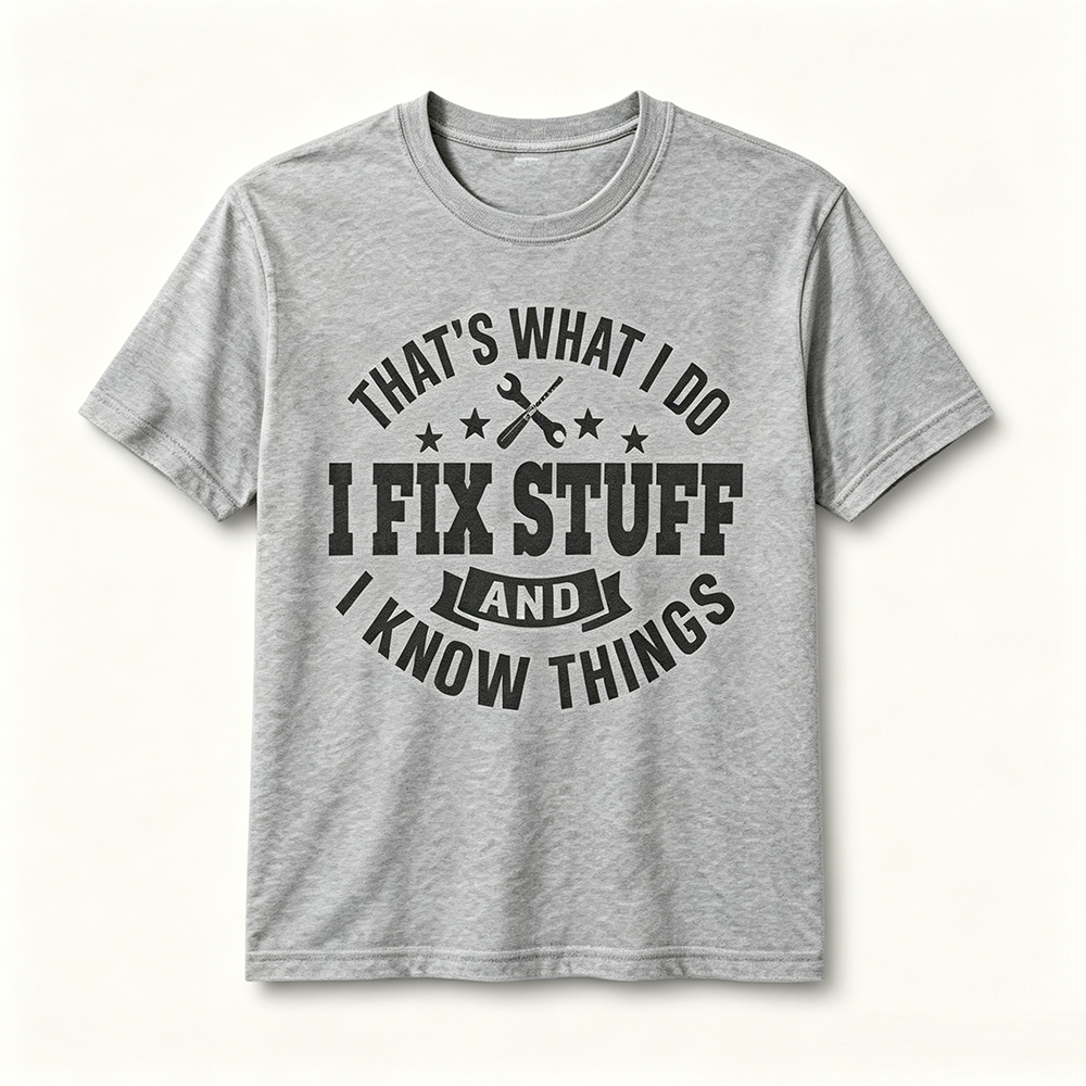 ⏰Store Closing Clearance⚡20-Pack only $36⚡Men's I Fix Stuff Graphic Tee