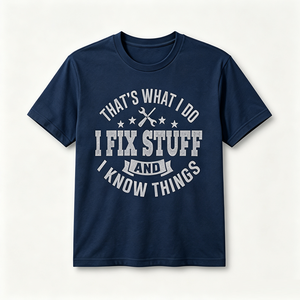 ⏰Store Closing Clearance⚡20-Pack only $36⚡Men's I Fix Stuff Graphic Tee